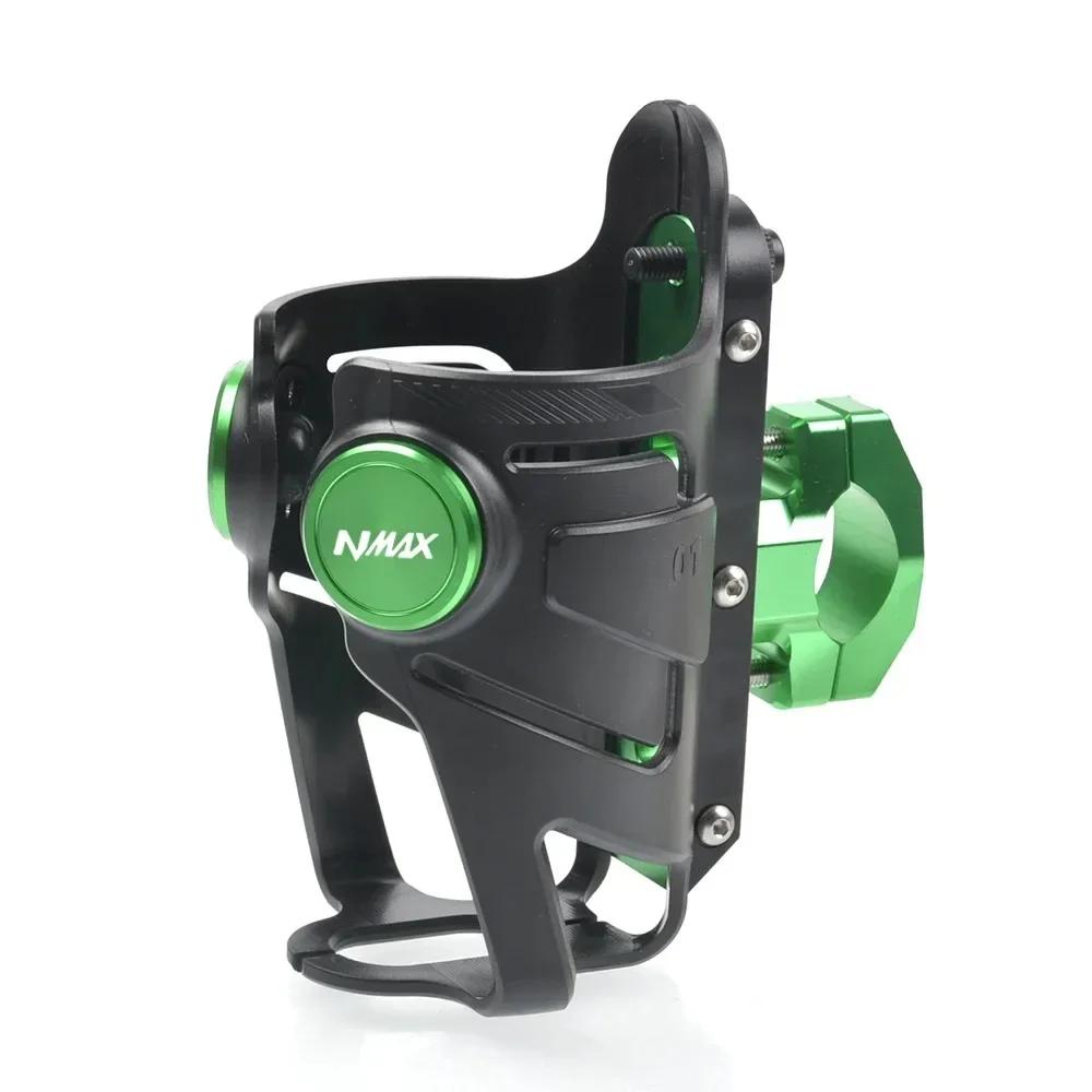 For Yamaha NMAX125 NMAX150 NMAX155 NMAX 125 150 155 New High Quality Motorbike CNC Beverage Water Bottle Cage Drink Cup Holder зелёный