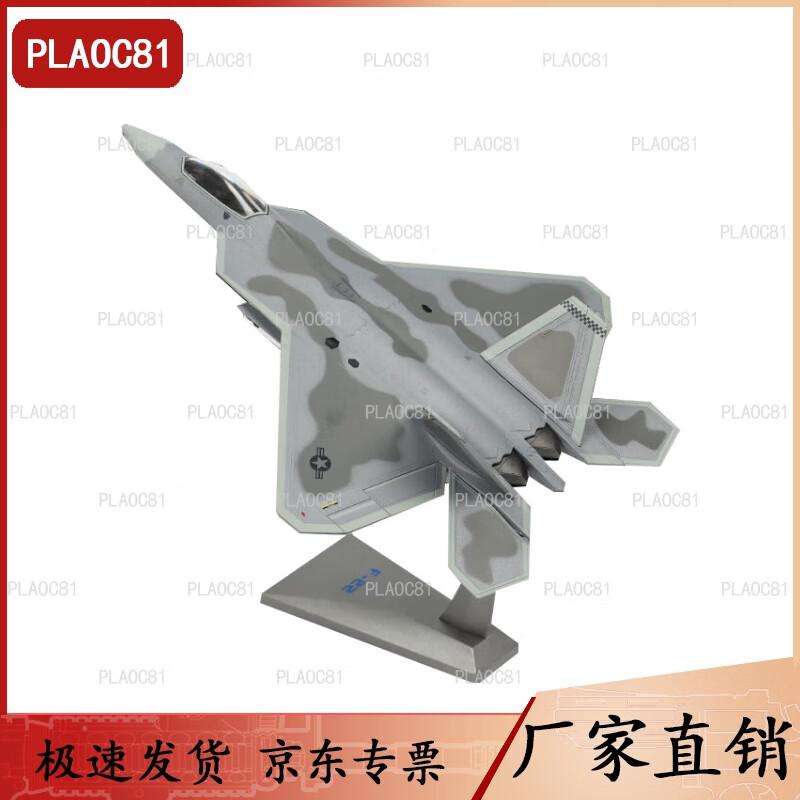 US F-22 Raptor Fighter Jet Model