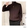 Spring 2024 Men's Sweater Patchwork Assorted Colors Skin-Friendly Fabric Fashion Versatile Top Casual Long-Sleeved Bottoming Shirt
