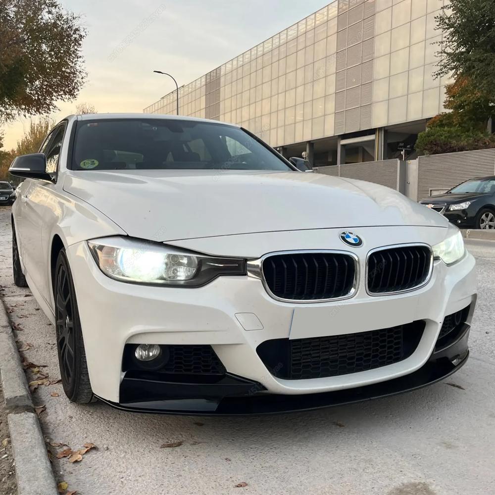 Car Front Bumper Lip Spoiler Diffuser Splitter For BMW 3 Series F30 F31 320i 328i 330i 335i 340i 320d 330d M-Sport 2012-2019