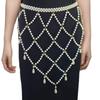 Fashionable Imitation Pearls Tassels Waist Chain Belt Imitation Pearls Texture Perfect for Enhancing Party Outfits