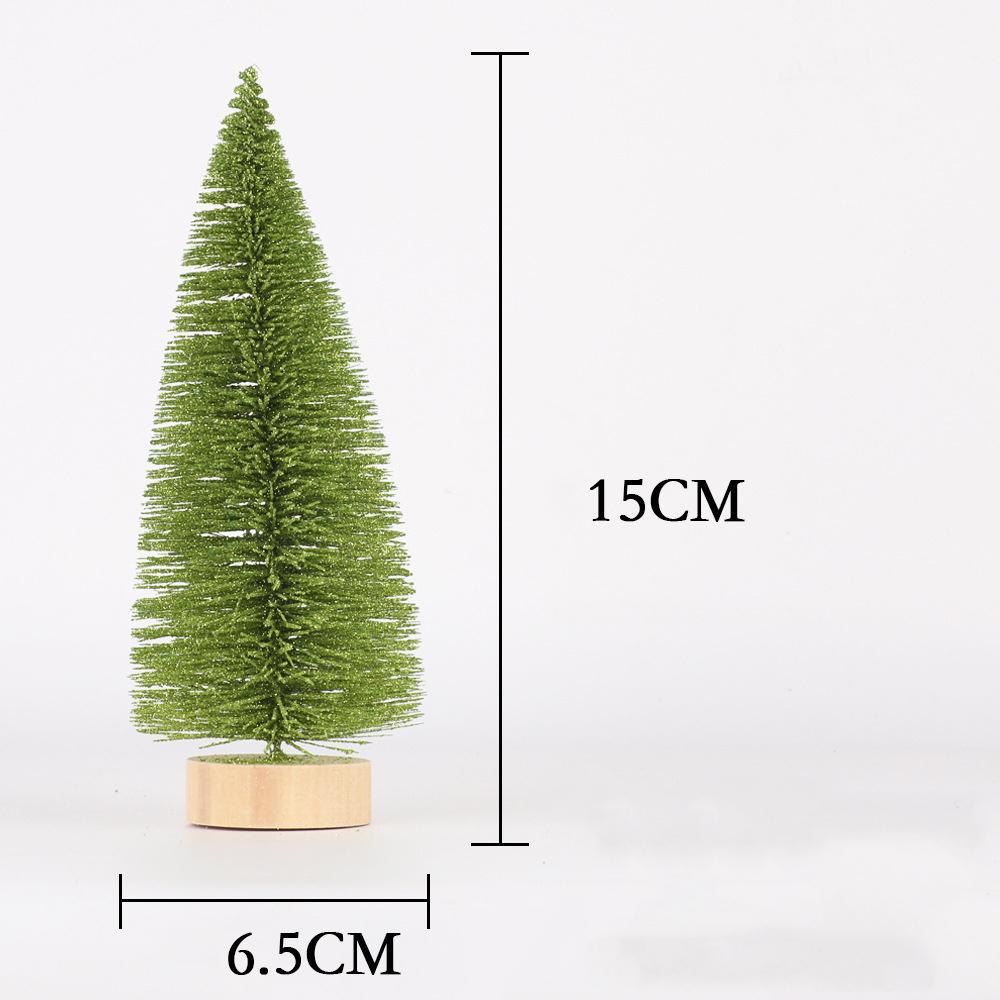 15/25cm Mini Christmas Tree Fake Pine Trees DIY Photo Prop for Home Decoration 2025 New Year Gift  DIY Craft Desktop Xmas Decor