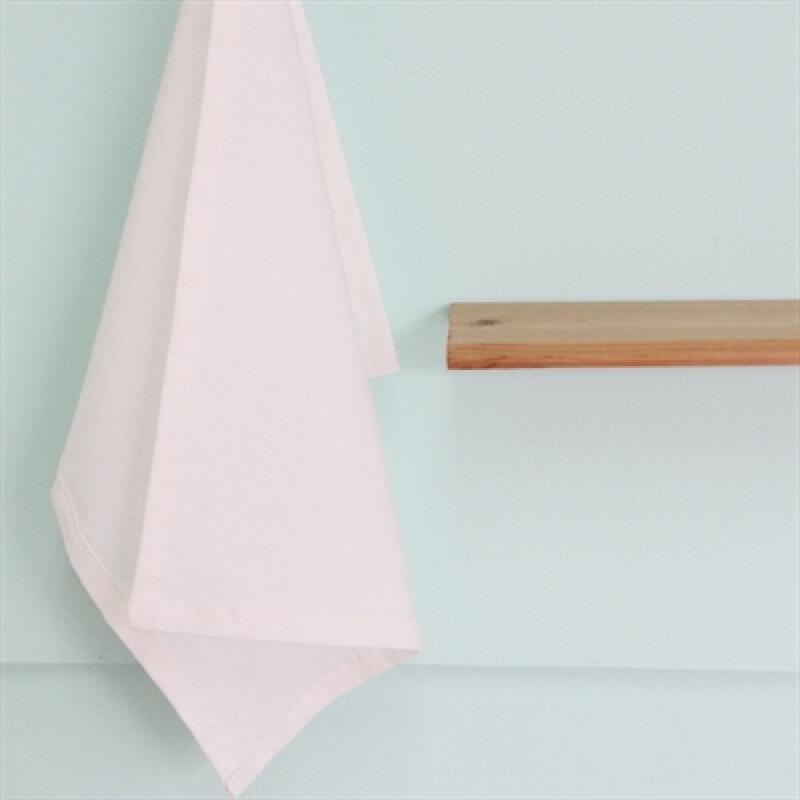

Naturally dyed bio-washed linen kitchen cloth - 12 colors (30x40) light pink