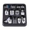 11 PCS/set Sewing Machine Presser Foot Set Domestic Sewing Machine Presser Foot Braiding Sewing Knitting Foot Parts Accessories