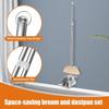 Broom With Dustpan Stainless Steel Dustpan Floor Cleaning Supplies Stainless Steel For Homeowners Apartment Patio Restaurant
