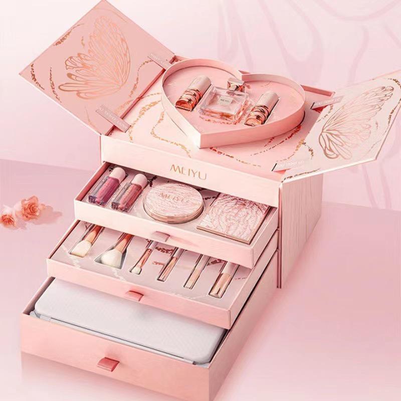 Dazzling Blooming Makeup Set: Ideal Gift for Qixi, 520 Valentine's Day, or Birthday for Her