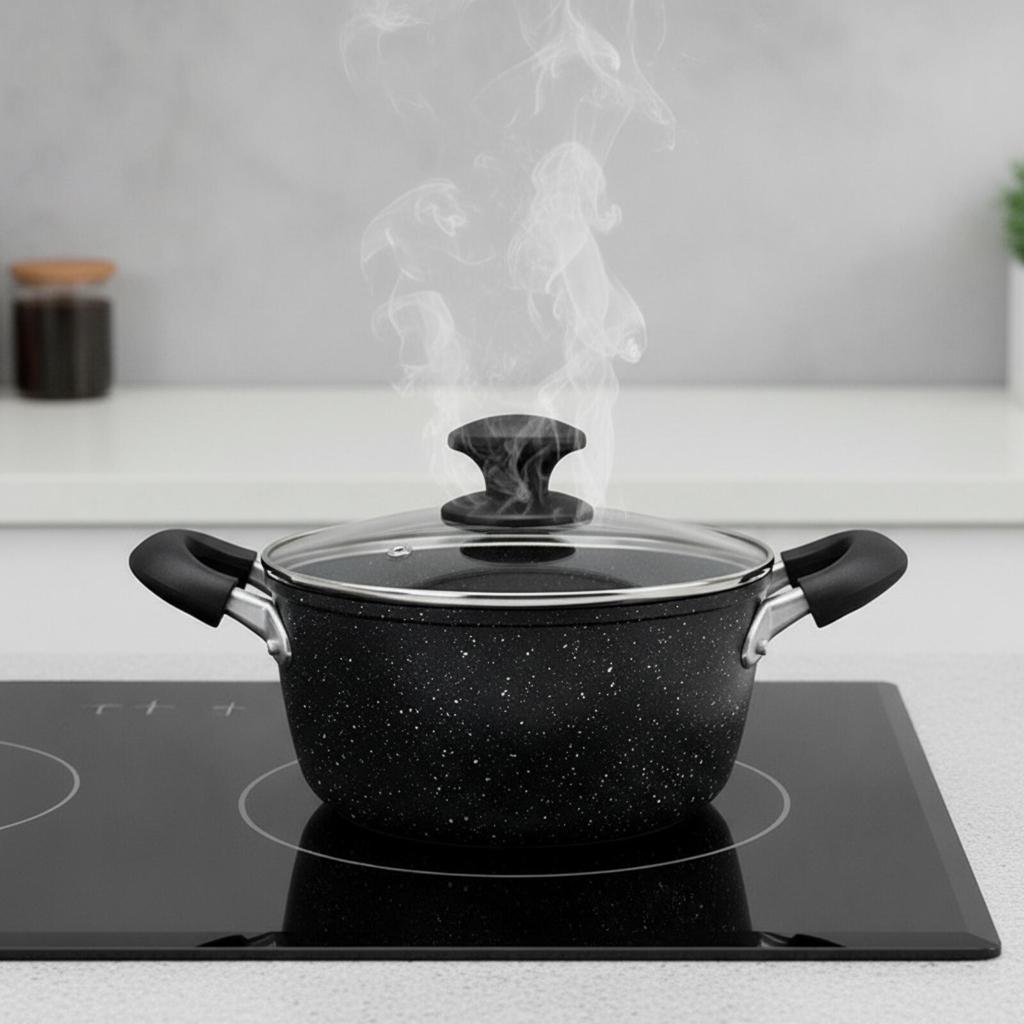 Nonstick Soup Pot Easy to Clean Cookware for Families