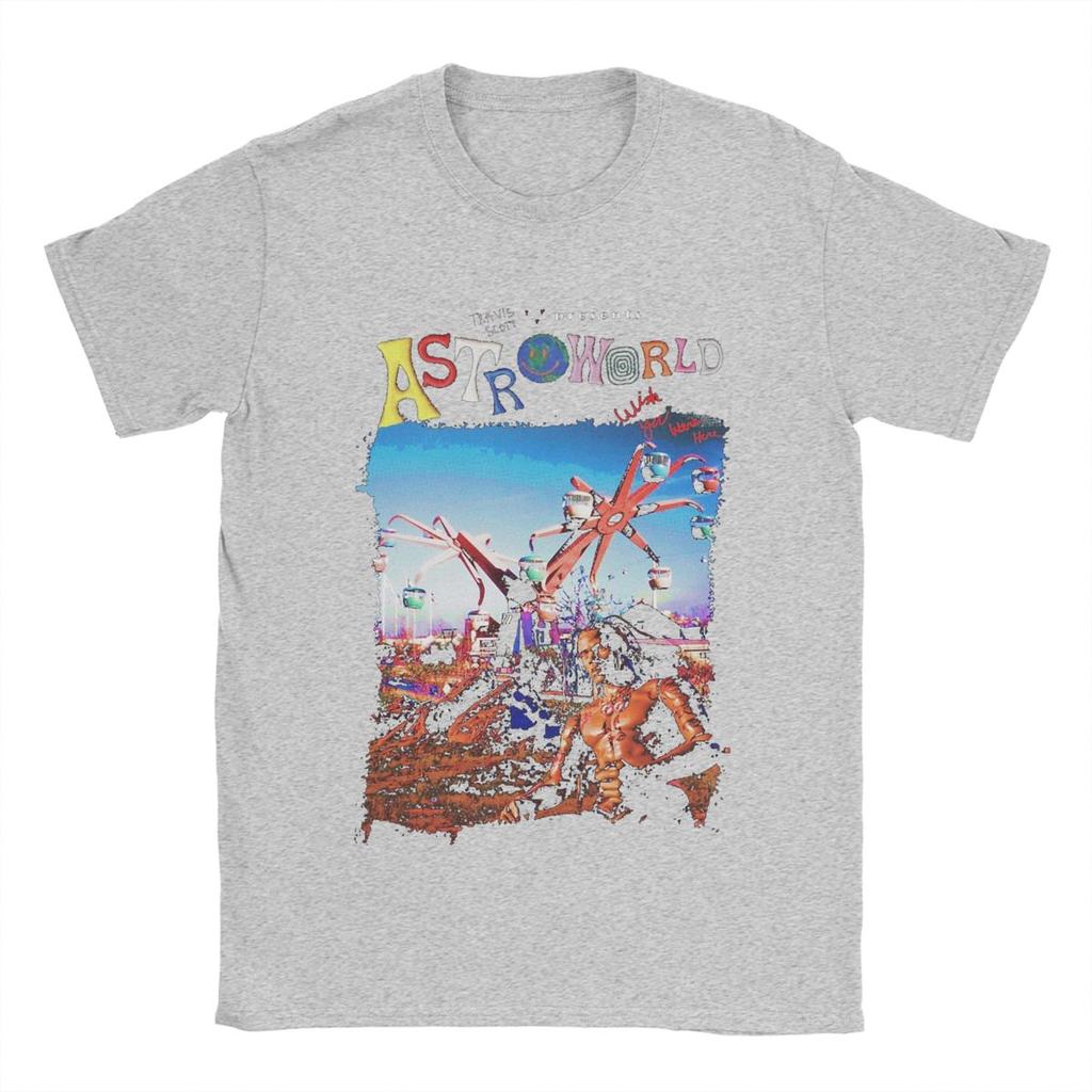 Men Women Rapper Travis Album Scotts Graphic Printed Tee Shirt Outfit Leisure 100% Cotton T Shirts Tee Clothing Unique