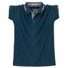 New Summer Men Polo Shirts Short Sleeve Plus Size Loose Breathable Elasticity Business Casual