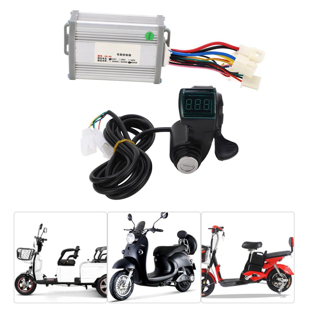 Sada řídicí jednotky motoru elektrokola 350W Odvod tepla Zobrazení výkonu Sada konverzního ovladače 24V