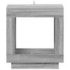 Side Table Grey Sonoma 60 x 40 x 65 cm Particleboard