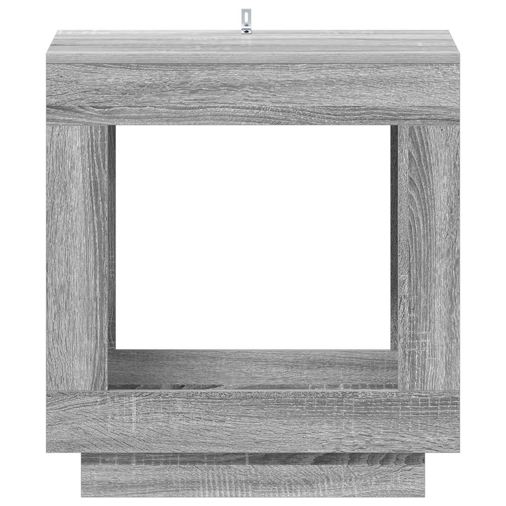 Side Table Grey Sonoma 60 x 40 x 65 cm Particleboard