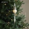 Transparent Christmas Tree Pendant Transparent Hanging Decor  Festive Holiday Display