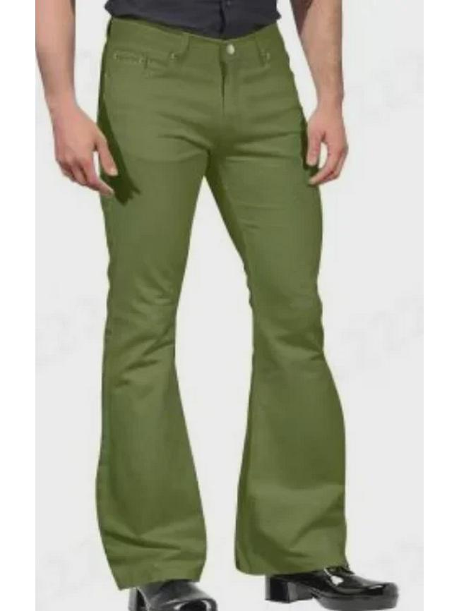 Herren 2024 Retro Schlaghose Freizeithose