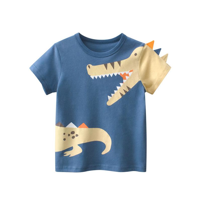 Boys Cotton Short Sleeve T Shirt Lightweight Summer Top 90