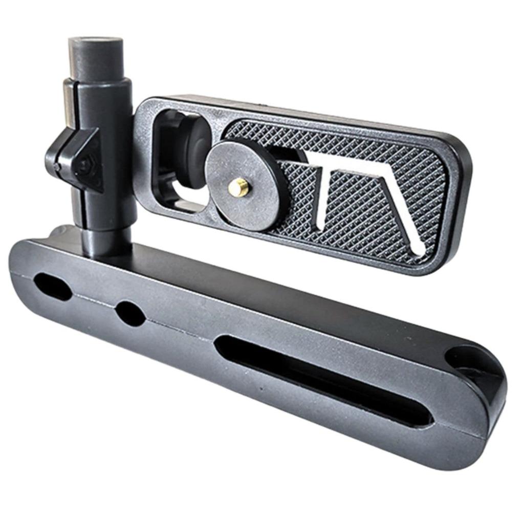 HTharros Rear Monitor Bracket Headrest Mounting, Car Monitor, Multi-Angle Monitor, Universal Bracket Stand, Black, 1 Piece