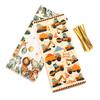 50Pcs Party Candy Bags Jungle Animals Construction Birthday Theme Gift Bags