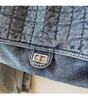 Damen Denim-Tragetasche Mode 2025: Vielseitige Ketten-Schultertasche mit großem Fassungsvermögen