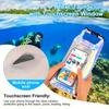 Multi-Use Holographic Waterproof Dry Bag Touchscreen Window Cross Body Bag for Beach Pool Kayaking & Outdoor Activities