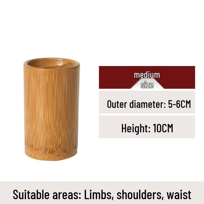 Bamboe Cupping Set: TCM Vuurbekers en Potten voor Thuis of Tuin Gebruik