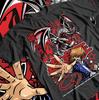 Egyptian Gods T-Shirt, Exodia Obelisk Slifer Graphic Tee, Vintage Anime, Men,