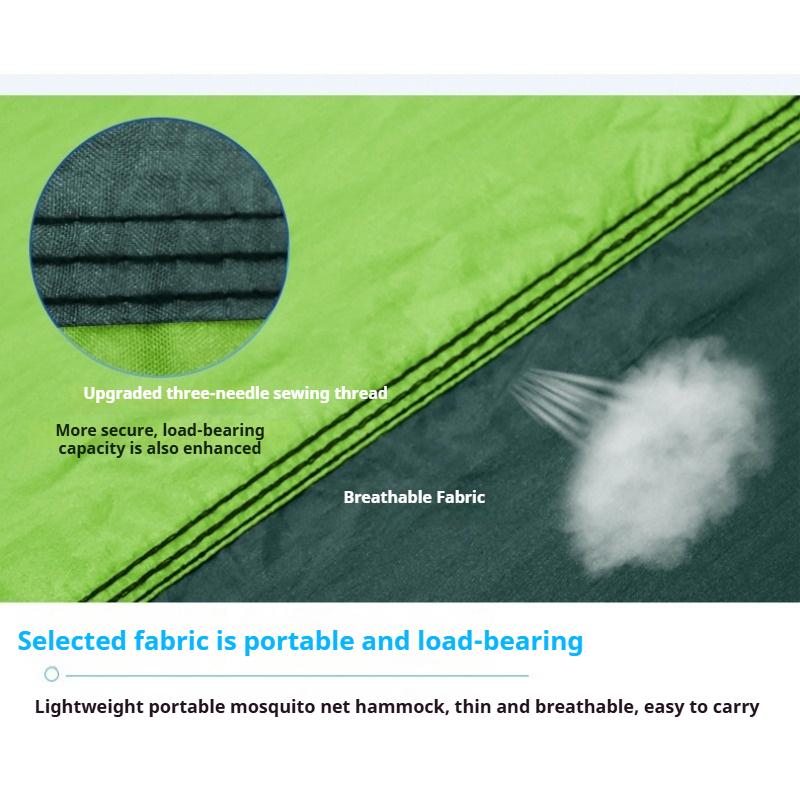 Fully Automatic Quick-opening Hammock with Mosquito Net Outdoor Single Nylon Cloth Mosquito Proof Hammock