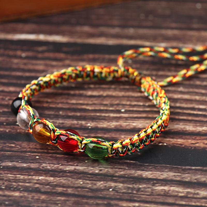 Adjustable Consecrated Feng Shui Five Elements of Nature Bracelet Lucky Wealth