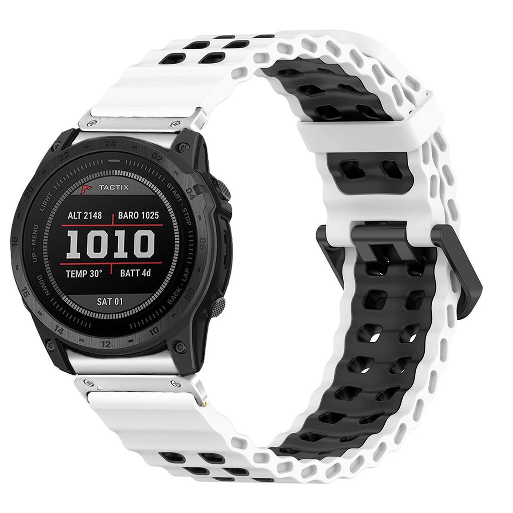 26mm Strap For Garmin Fenix 8 51mm Sport Silicone Wristband for Garmin Fenix 7XPro Instinst 3 Instinct 2X Solar Enduro 3 2 Band