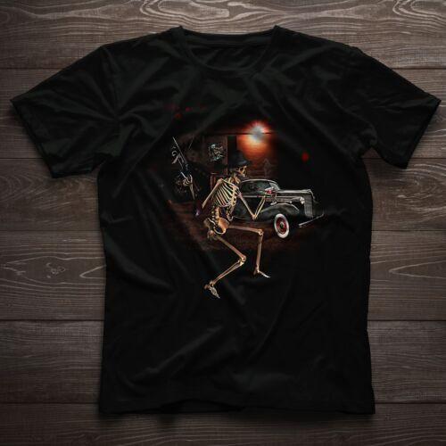Vintage Social Distortion Dancing Skeleton T-Shirt Black Unisex T-Shirt XXXXL