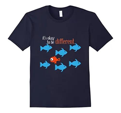 It's Ok To Be Different Men T Shirt Short Sleeve Casual 100% Cotton T Shirts