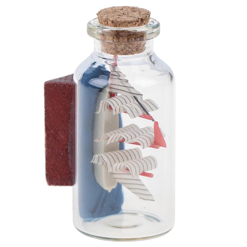 6*2.7Cm Dollhouse Glass Drift Bottle Miniature House Decor Kids Toy