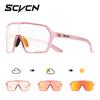 SCVCN Cycling Glasses Fashion Sunglasses for Men Photochromic Women Bike Mountain Road Bicycle Eyewear Cycle Goggles UV400 MTB