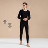 Men's Autumn Pure Cotton Thermal Set: Long Johns & Base Layer Shirt