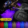 4Pcs Star Effect Car Interior Decorative Light Seat Bottom LED Light Strip Kit