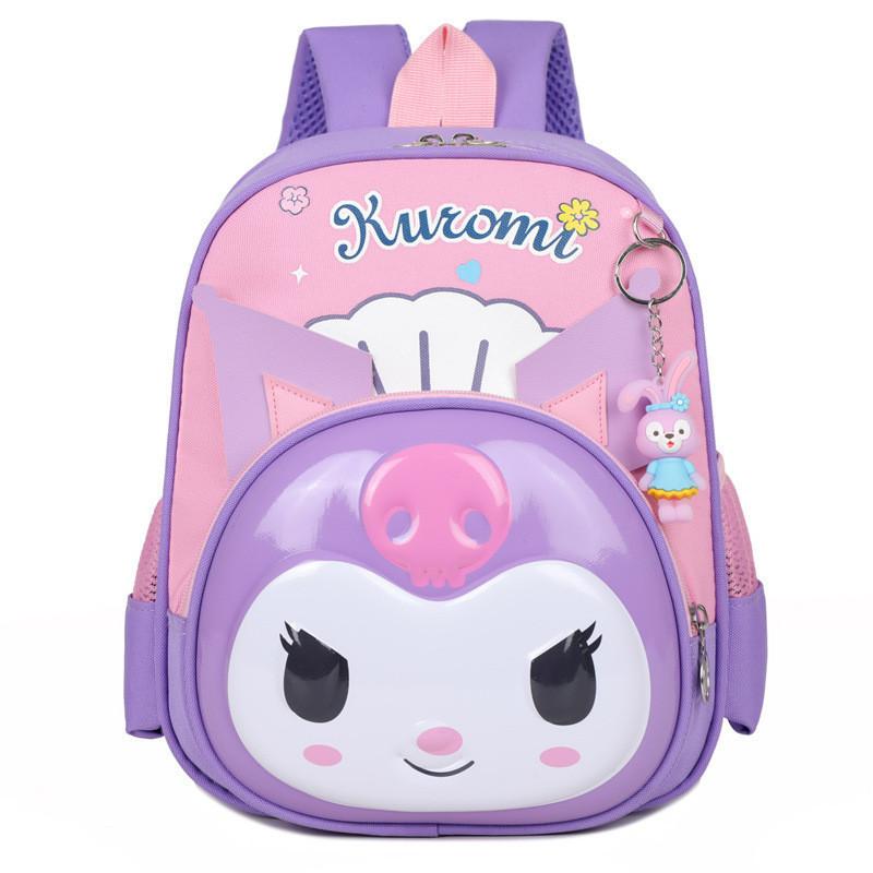 Cute Cartoon Kids Backpack For 3-5 Year Old Boys And Girls Oxford Cloth Breathable And Lightweight Modern And Trendy Style Animal Pattern
