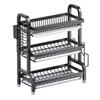 Multi-functional 3-Tier Kitchen Storage Rack
