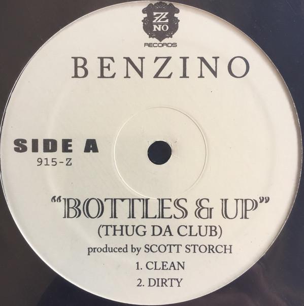 

12inch Record BENZINO - Bottles & Up 915Z ZNO US Rap & Hip-Hop/R&B Used