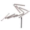 10pcs RC Motor Shaft 3x28.5mm RC Brushless Motor Shafts Replacement with Circlips Position Flat Position for Brushless Motor