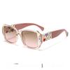 Elegant Tortoise Frame Square Sunglasses With Pc Shaded Lenses Uv400 For Parties And Travel