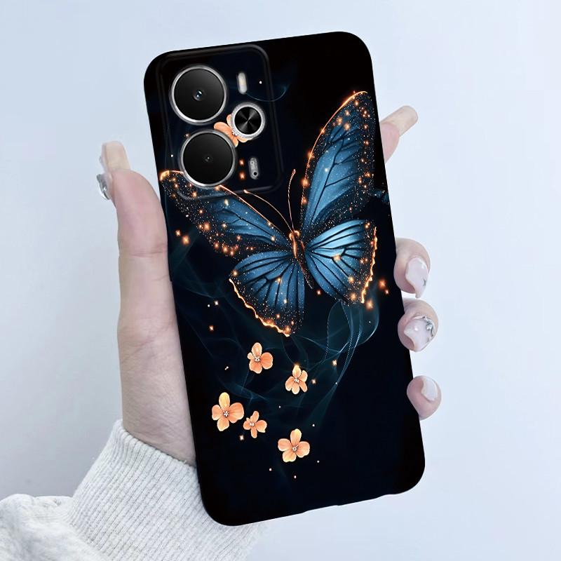 Cases For OPPO Realme 14 14T 5G Casing Fashion Flower Astronaut Girl Design Soft Silicone TPU Cover For Realme14T realme14 Coque