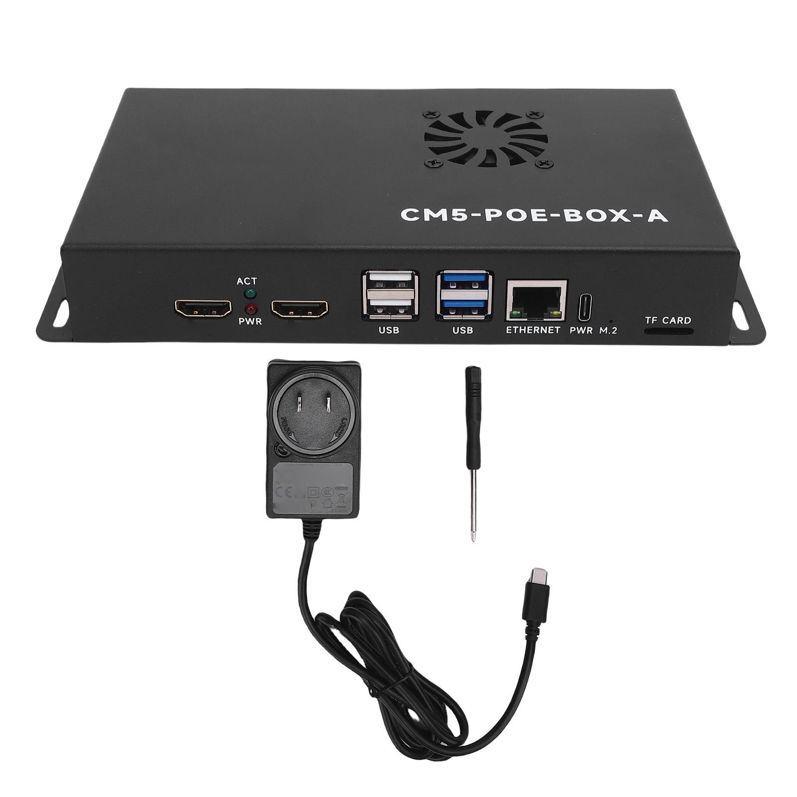 

Compute Module 5 PoE Base Board MIPI M.2 High Definition Multimedia Interface USB ETH CM5 Expansion EU Plug