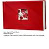 Photo Album, Small Slip-in Photo Album, Photo Book Picture Album with Front Window, Holds 52 Photos Memory Book for Wedding Family Anniversary