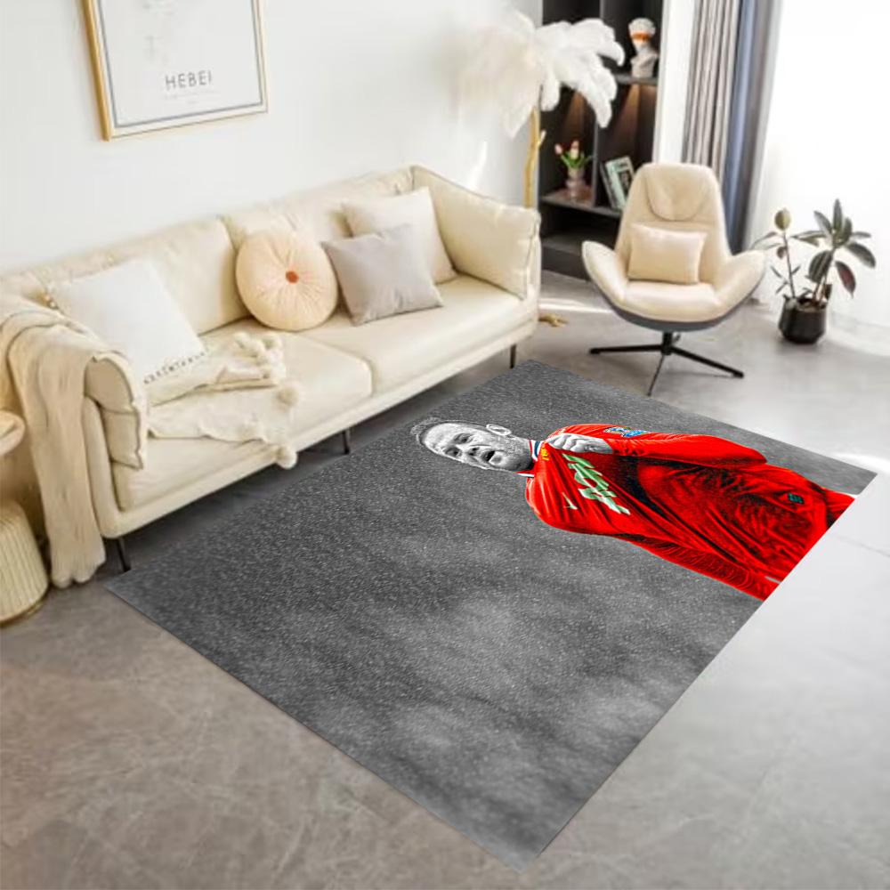 Wayne Rooney Celebration Floor Mat Design for Hallway Foyer Bedrooms Playrooms Anti-slip Rug Office home decor Spiritual Gift