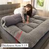 Plush Faux Lamb Fleece Mattress Pads Thickened Foldable Bed Cushion for Home Dorm Bed Student Dormitory Bay Window Camping Use