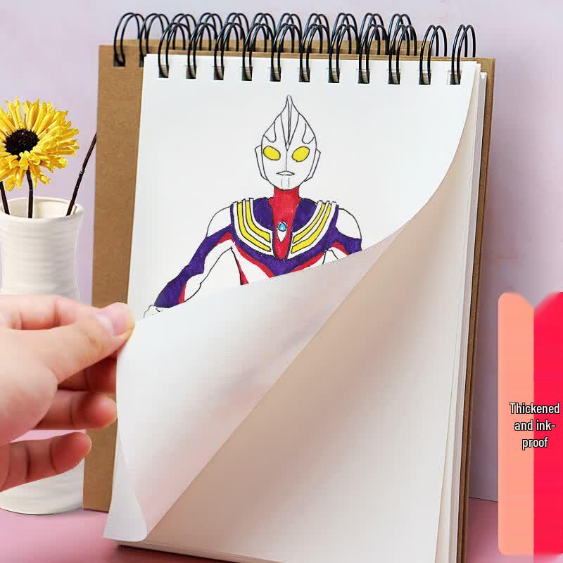 Kids' Kraft Cover Spiral Sketchbook