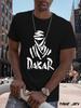DAKAR Grafik-T-Shirt - Lässiger Rundhalsausschnitt