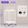 Large Bird Cage for Parrots and Mynahs Spacious Aviary for Finch Budgie Lovebird Professional Breeding Habitat Durable Bird Nest