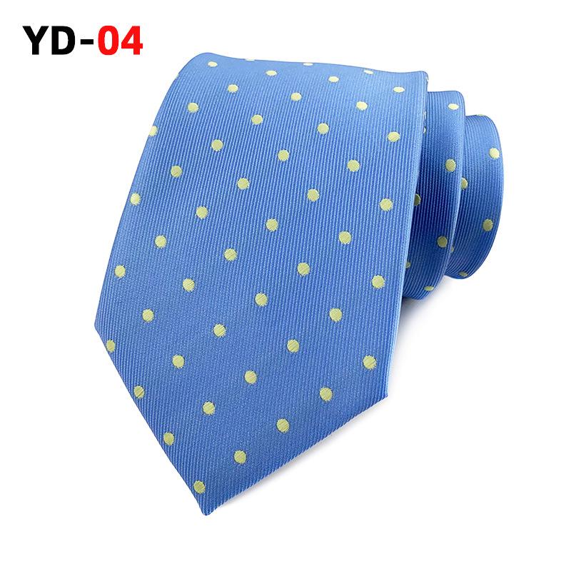 2025 Polka Dot Polyester Herren Business Casual Krawatte - Verschiedene Farben