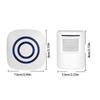 Volume Adjustment PIR Infrared Sensor 38 Chimes Receiver Transmitter Wireless Doorbell  Office