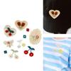 10 Pcs Fruit Embroidered Patches Heart Repair Patches Iron On Patches Applique Patches Sew On Patches for Clothes Bag